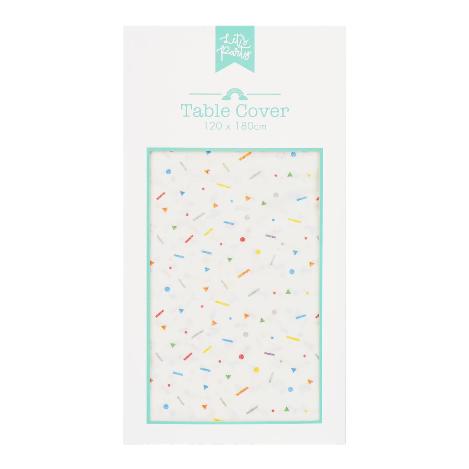 Let's Party Confetti Table Cover