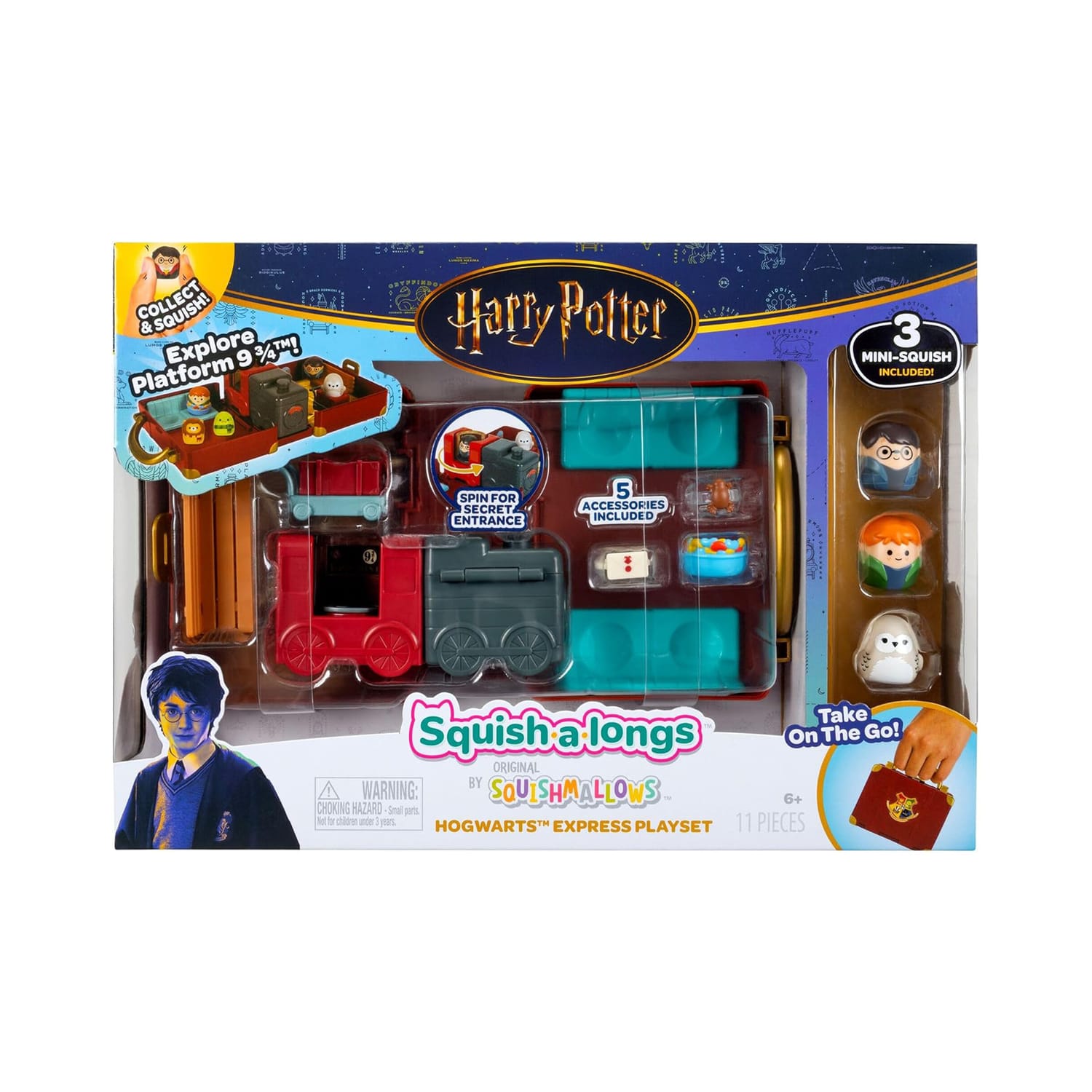 Squish-a-longs Harry Potter Hogwarts Express Playset, product image 2