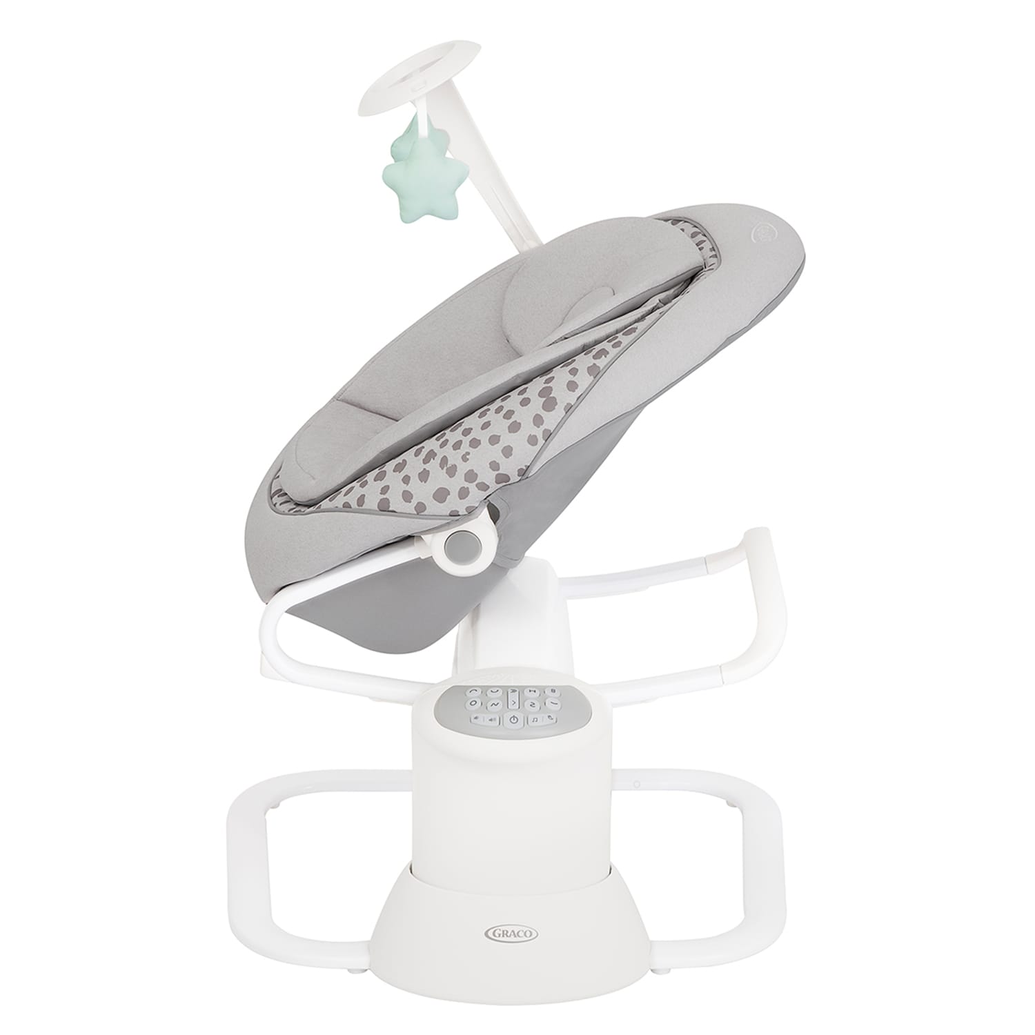 Graco Daisi 2-in-1 Soother And Rocker - Dalmation Grey, product image 3