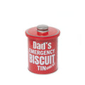Dads Emergency Biscuit Tin - Red