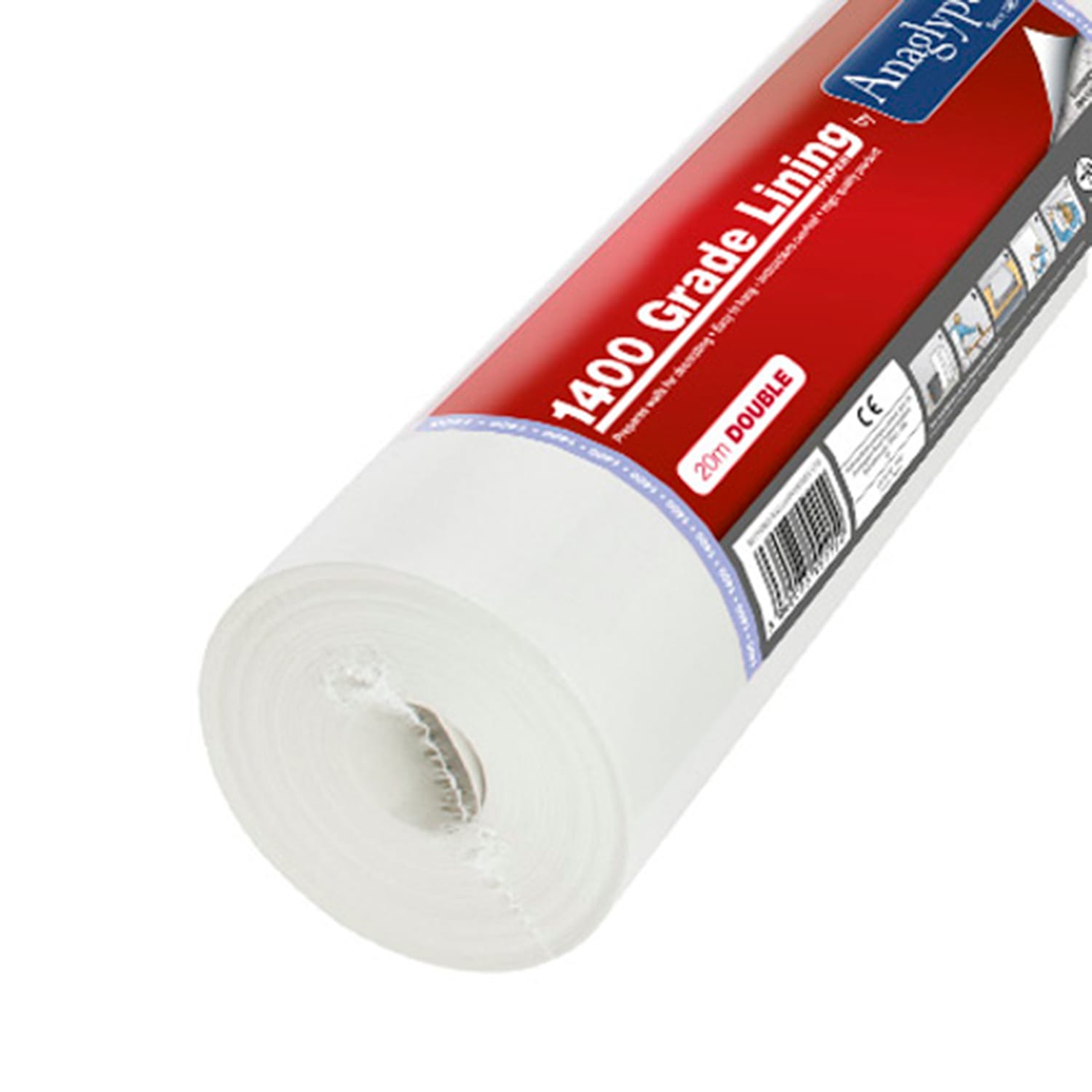 Anaglypta 1400 Grade Lining 10m Single x2