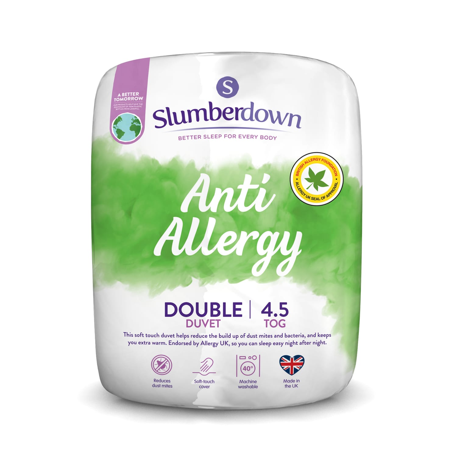 Slumberdown Anti Allergy Duvet 4.5 Tog, product image 2