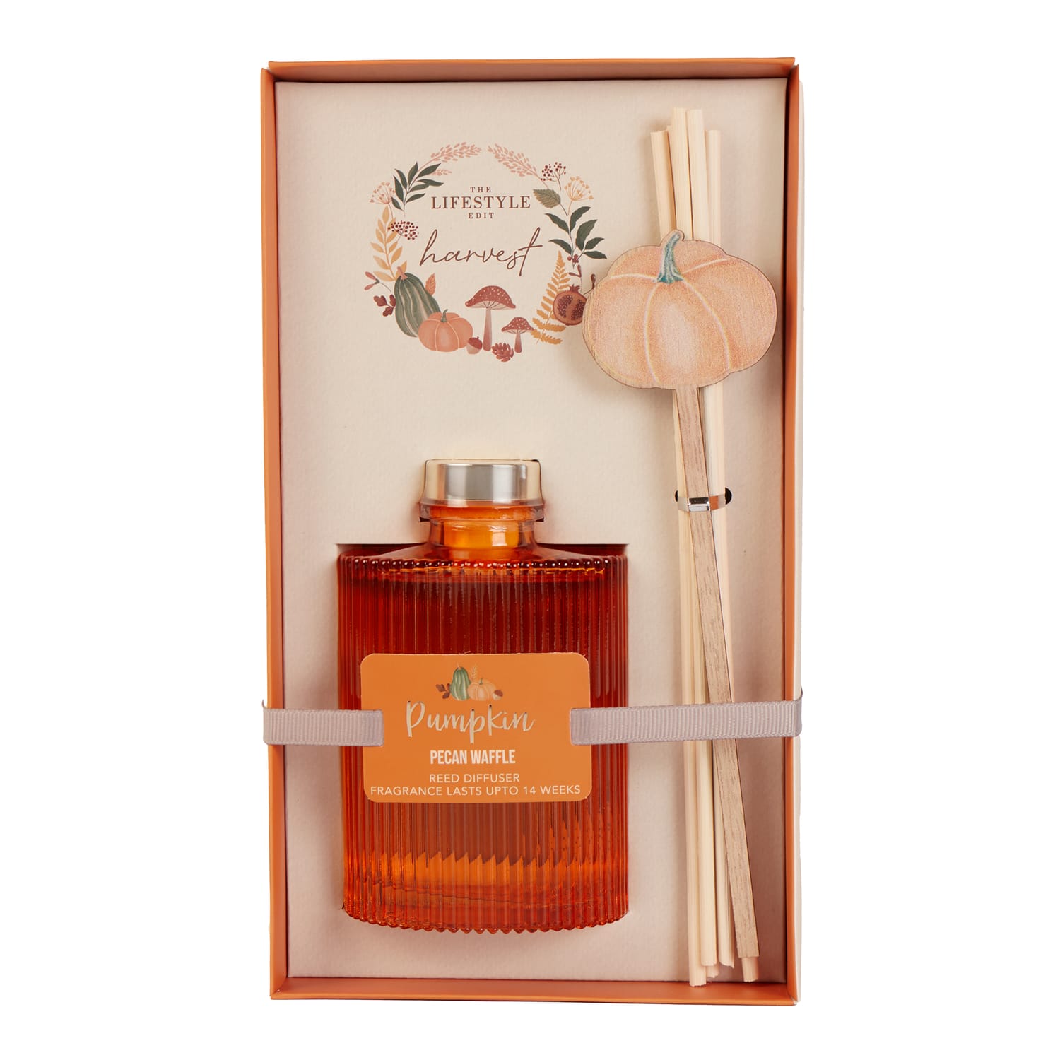 The Lifestyle Edit Scented Reed Diffuser - Pumpkin Pecan Waffle