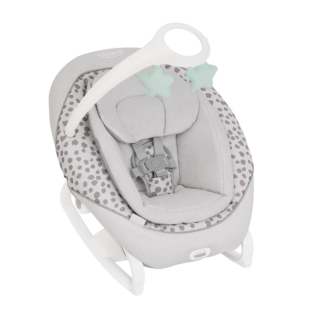 Graco Daisi 2-in-1 Soother And Rocker - Dalmation Grey, product image 4