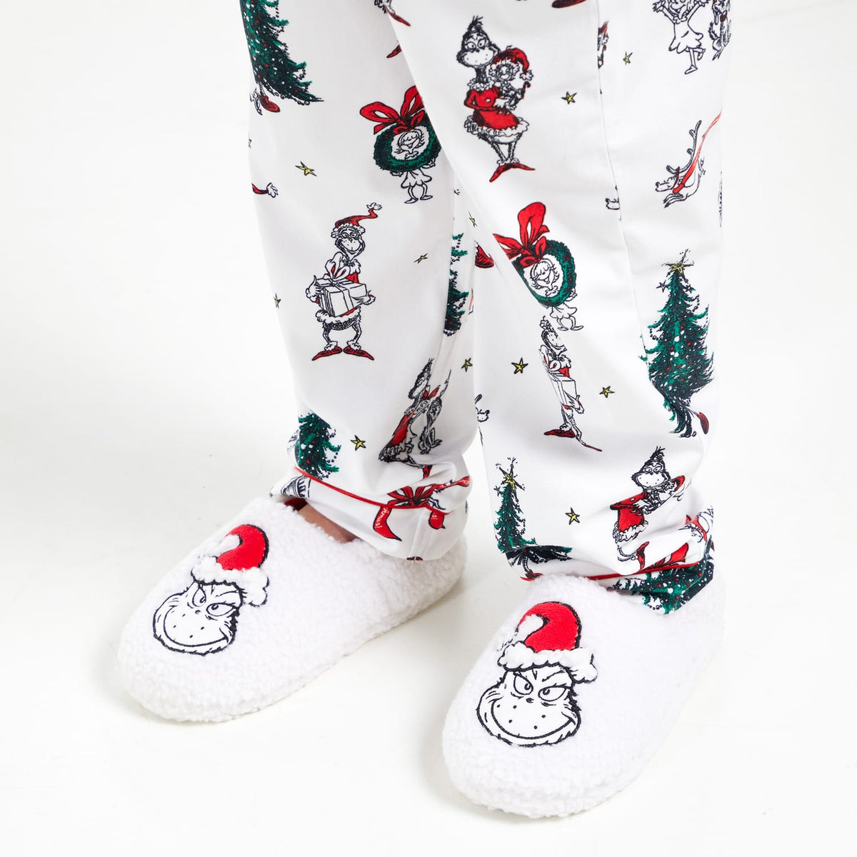 Older Kids Grinch Slippers