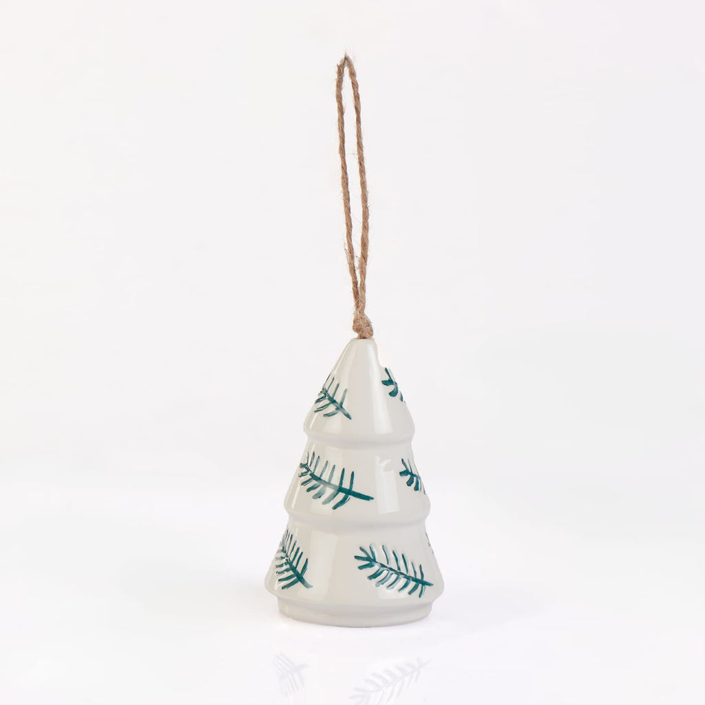 Winter Charm Ceramic Handing Tree Decoration, product image 2