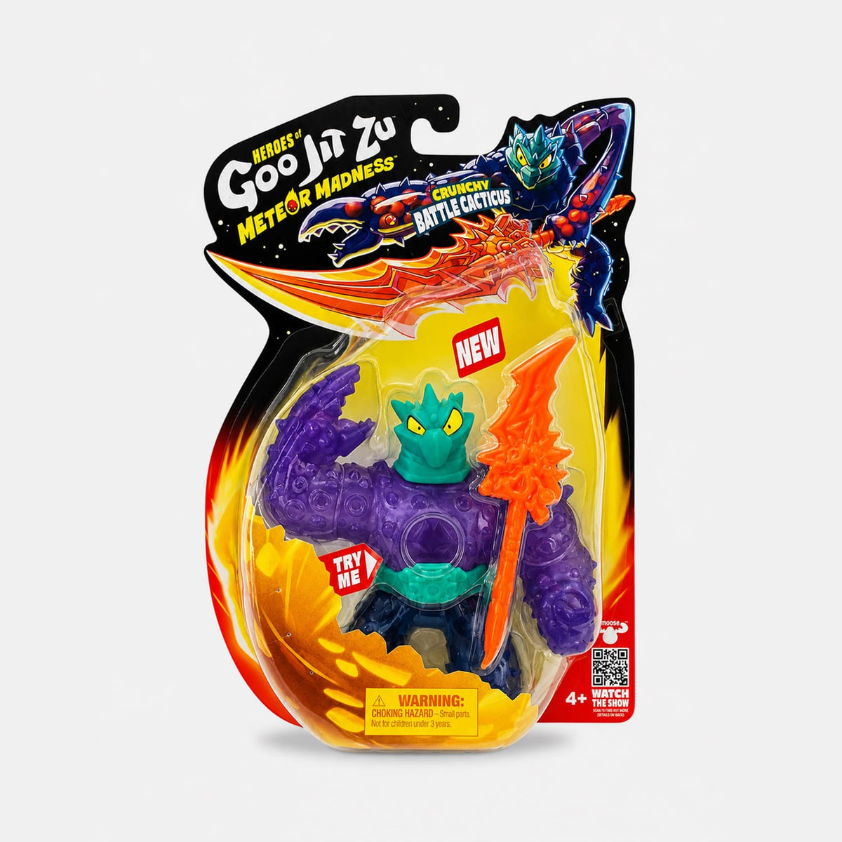 Heroes of Goo Jit Zu Meteor Madness Action Figure - Crunchy Battle Cacticus, product image 2