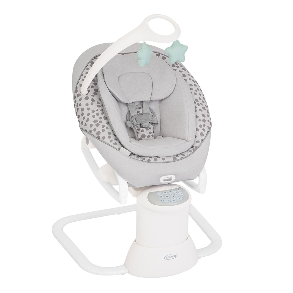 Graco Daisi 2-in-1 Soother And Rocker - Dalmation Grey, product image 2